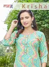 Krisha By Rang Rayon Printed Kurtis Catalog
